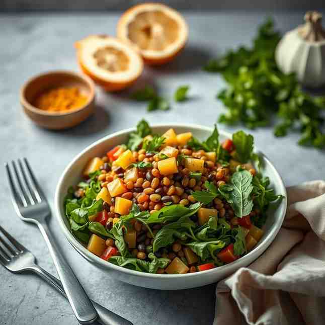 Delicious Vegan Lentil Salad Recipe - Make Yours Today